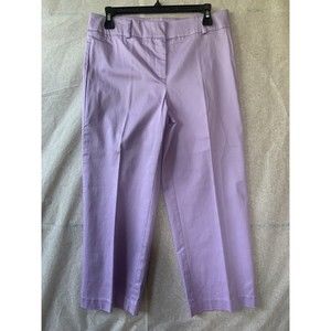 DAVID PAUL Women's Purple Capri Size 8 P ( 1272)
